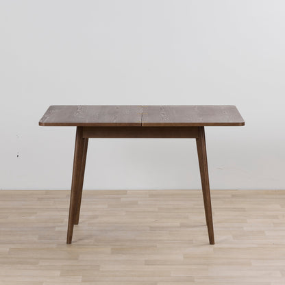 Table de salle à manger pivotante - Frêne fumé