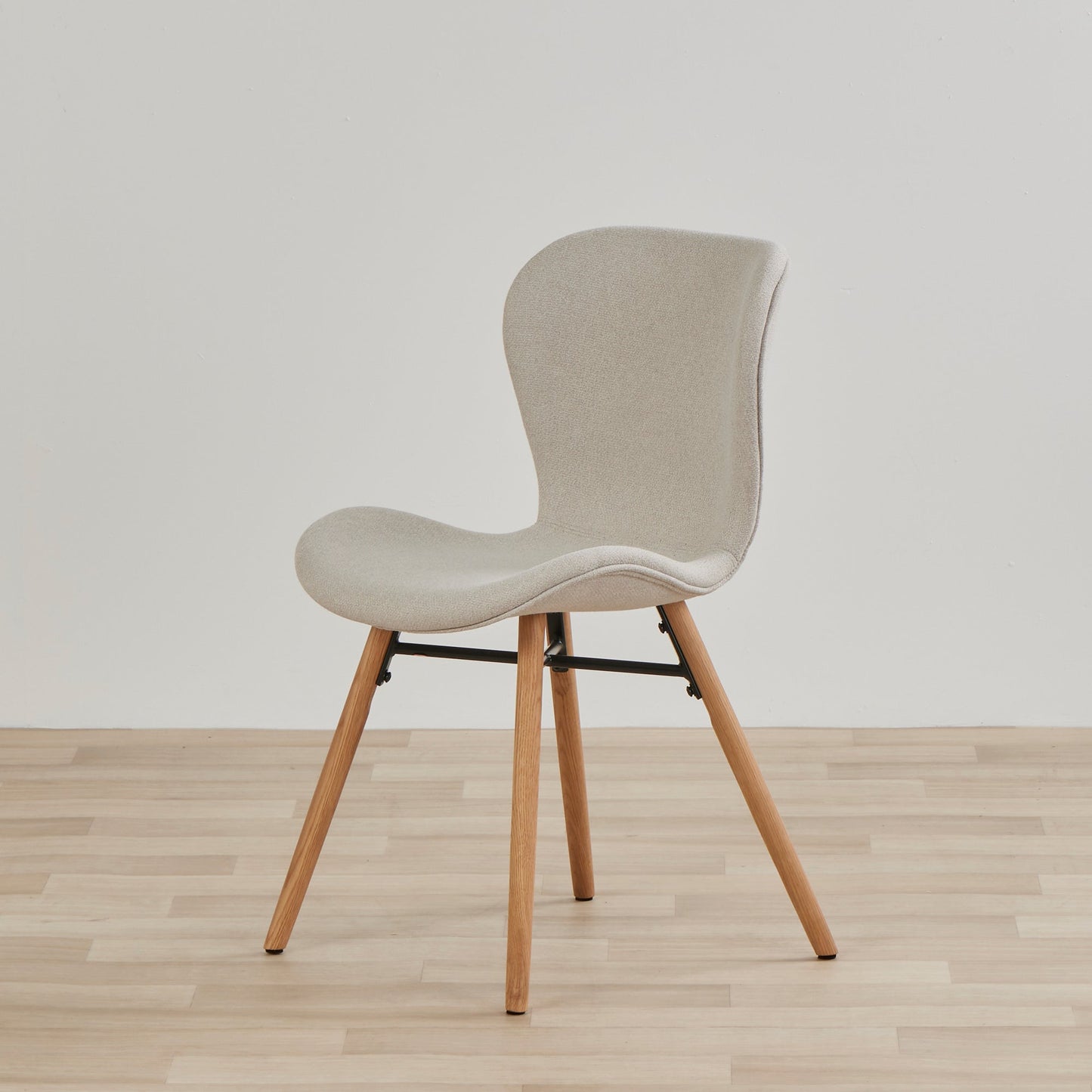 Chaise de salle à manger Sala - Chêne/Crème