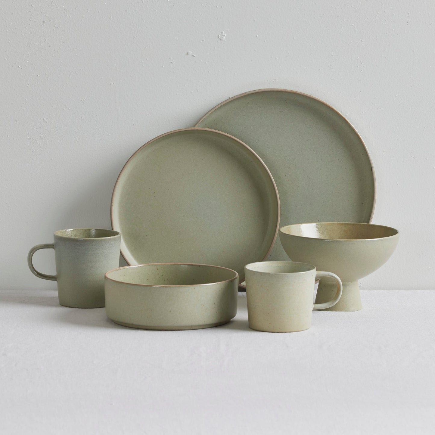 Assiette Akira - Sauge