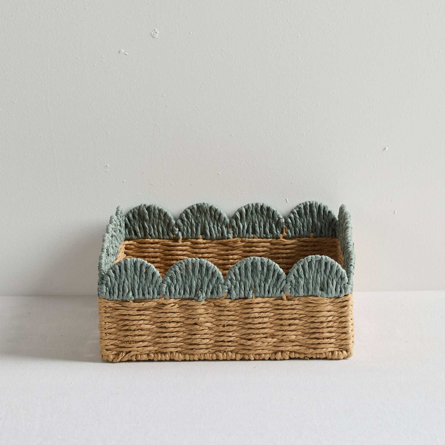 Plateau Zola - Grand - Naturel/Gris bleu