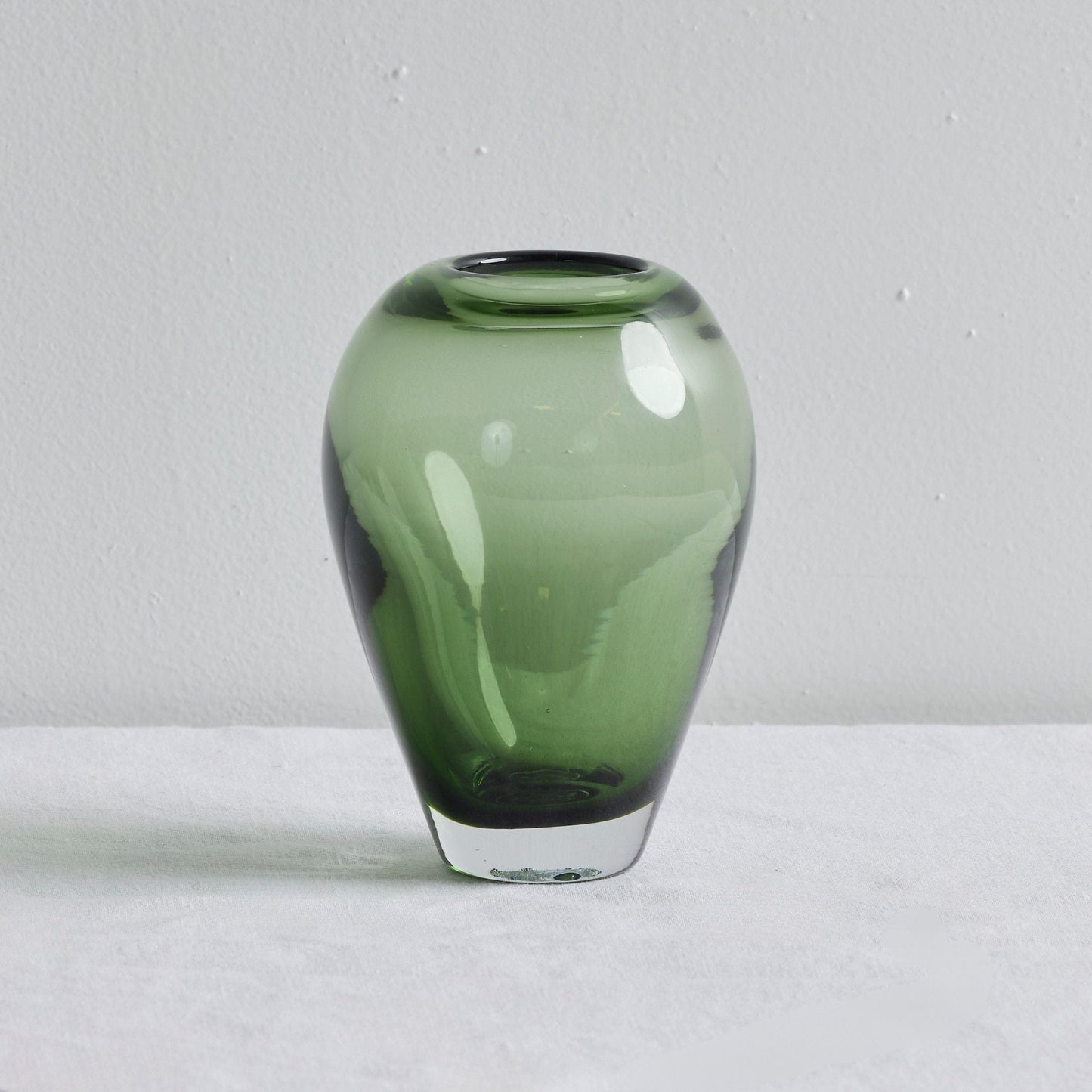 Vase en verre Arez - Gris/Vert
