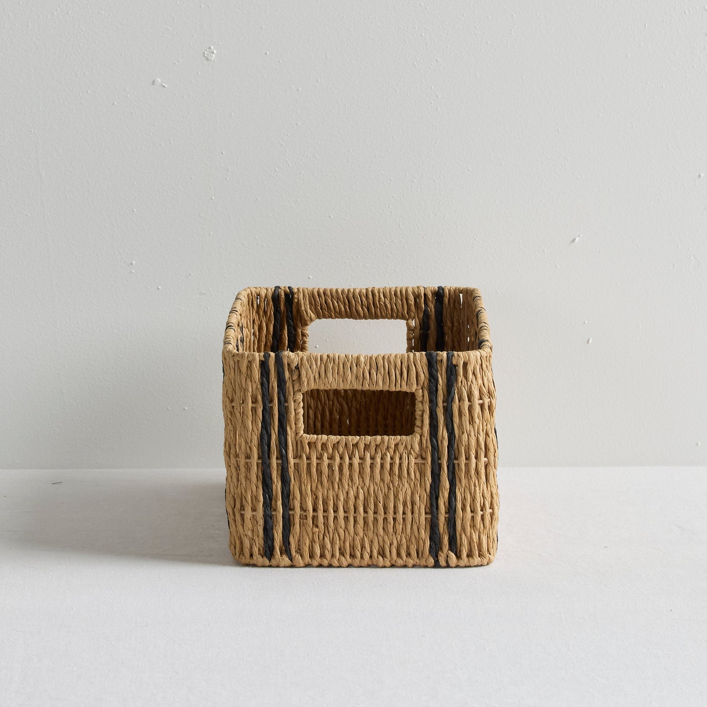 Panier Raya - Moyen - Naturel/Noir