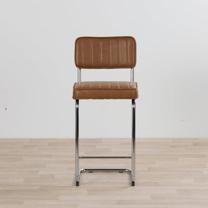 Tabouret de bar Barnaby - Beige PU