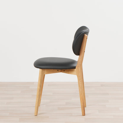 Chaise de salle à manger Briar - Chêne/Noir