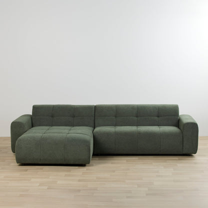 Chaise longue 3 places Coban - Verte