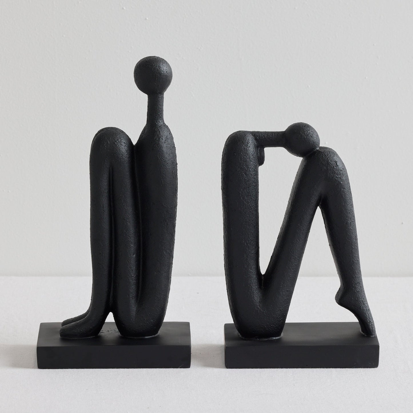 Serre-livres Rest Awhile - Noir - 2 pièces