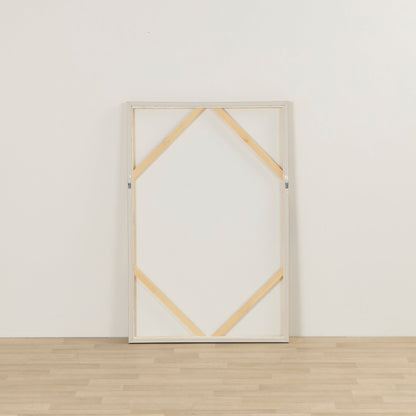 Œuvre d'art de feuilles transparentes