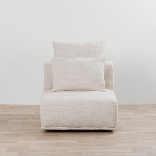 Canapé modulable Sabine 1 place - Naturel