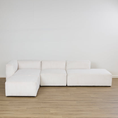 Pouf Finnian - Blanc cassé