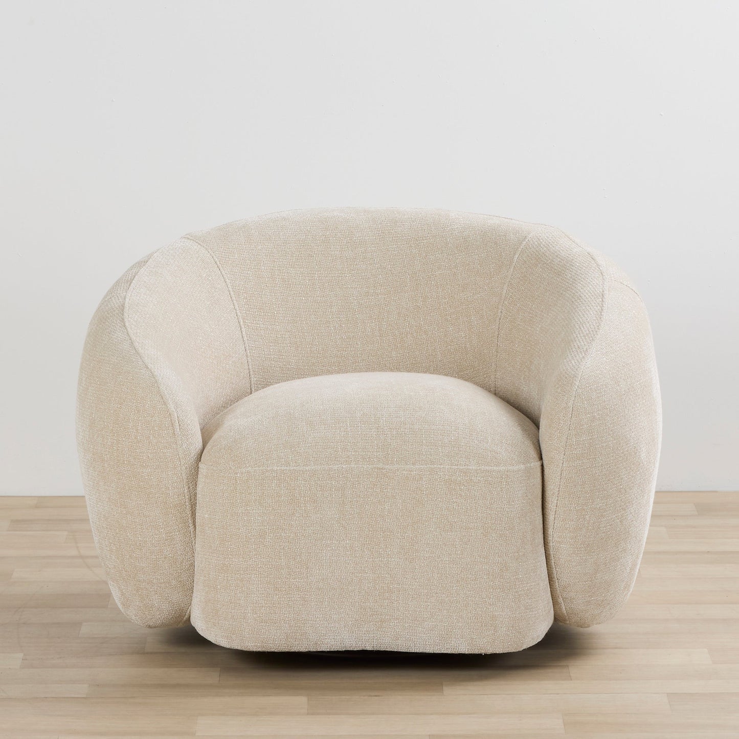 Fauteuil pivotant Duke - Naturel