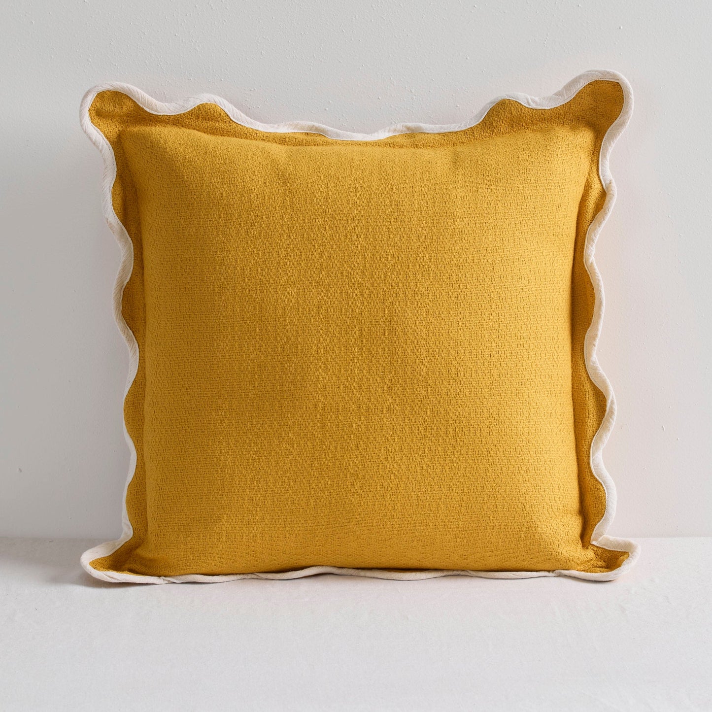 Coussin Perle - Soleil/Blanc - 50x50cm