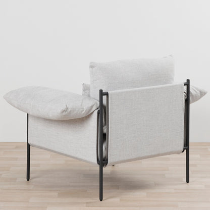 Fauteuil Rupert - Brouillard