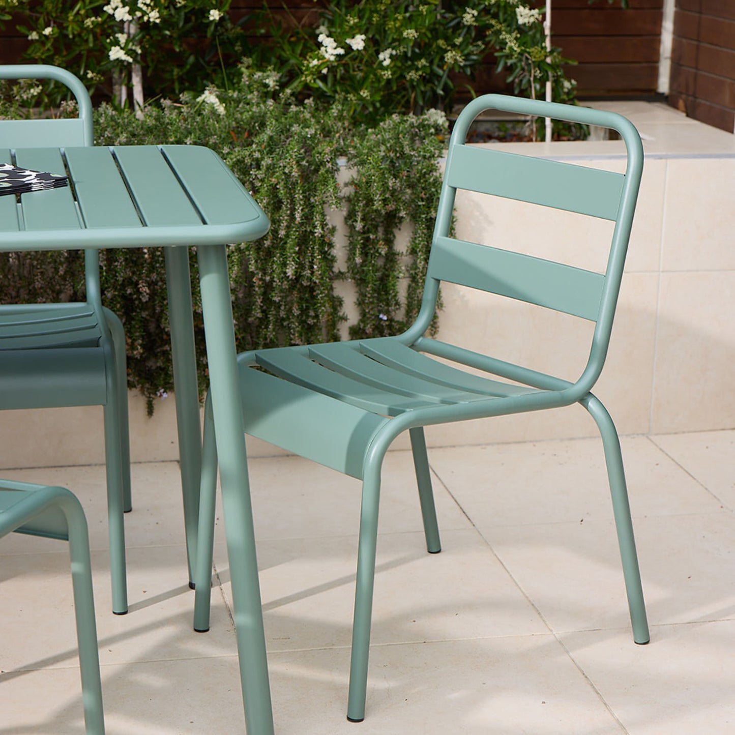 Chaise de salle à manger Positano - Verte