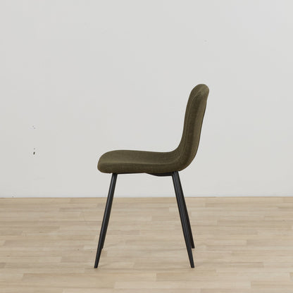 Chaise de salle à manger Cedric - Verte