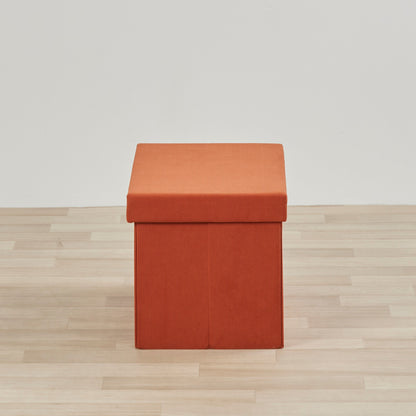 Pouf Foldit - Grand - Orange brûlé