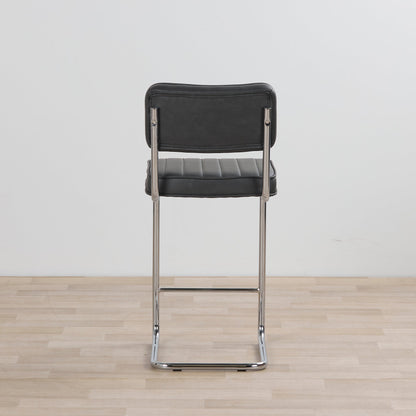 Tabouret de bar Barnaby - Gris anthracite