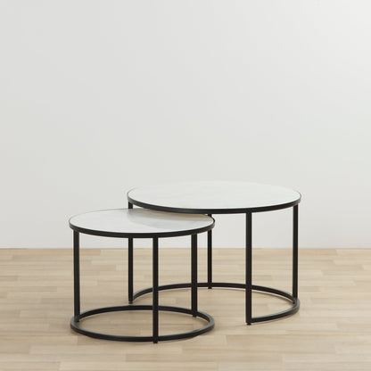 Table basse gigogne Falco - Blanche