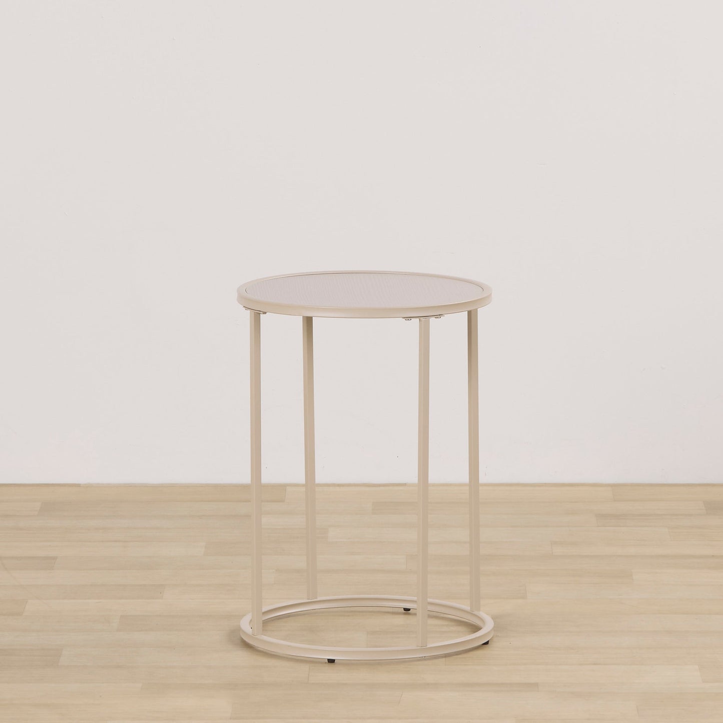 Table d'appoint Eliot - Ronde - Gris