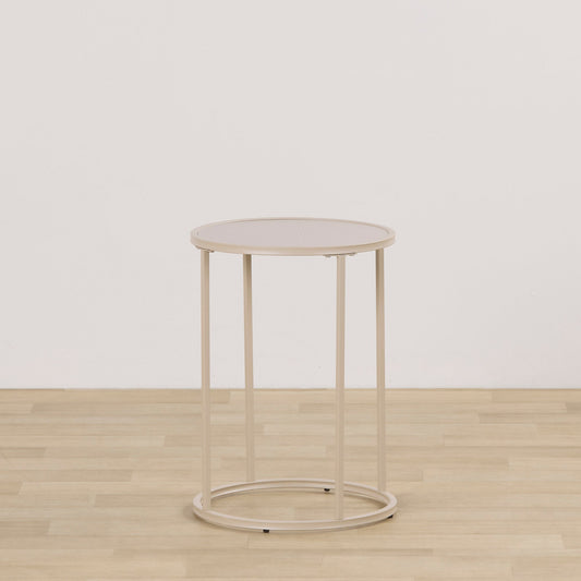 Table d'appoint Eliot - Ronde - Gris
