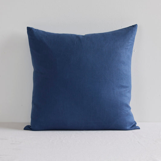 Coussin en lin Jasper - Océan - 50 x 50