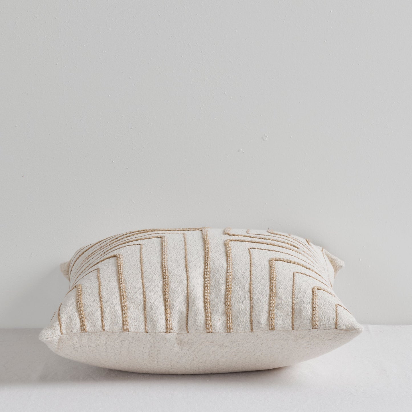 Coussin Curtis - Ivoire/Beige - 50x50cm