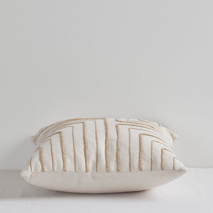Coussin Curtis - Ivoire/Beige - 50x50cm