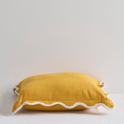 Coussin Perle - Soleil/Blanc - 50x50cm