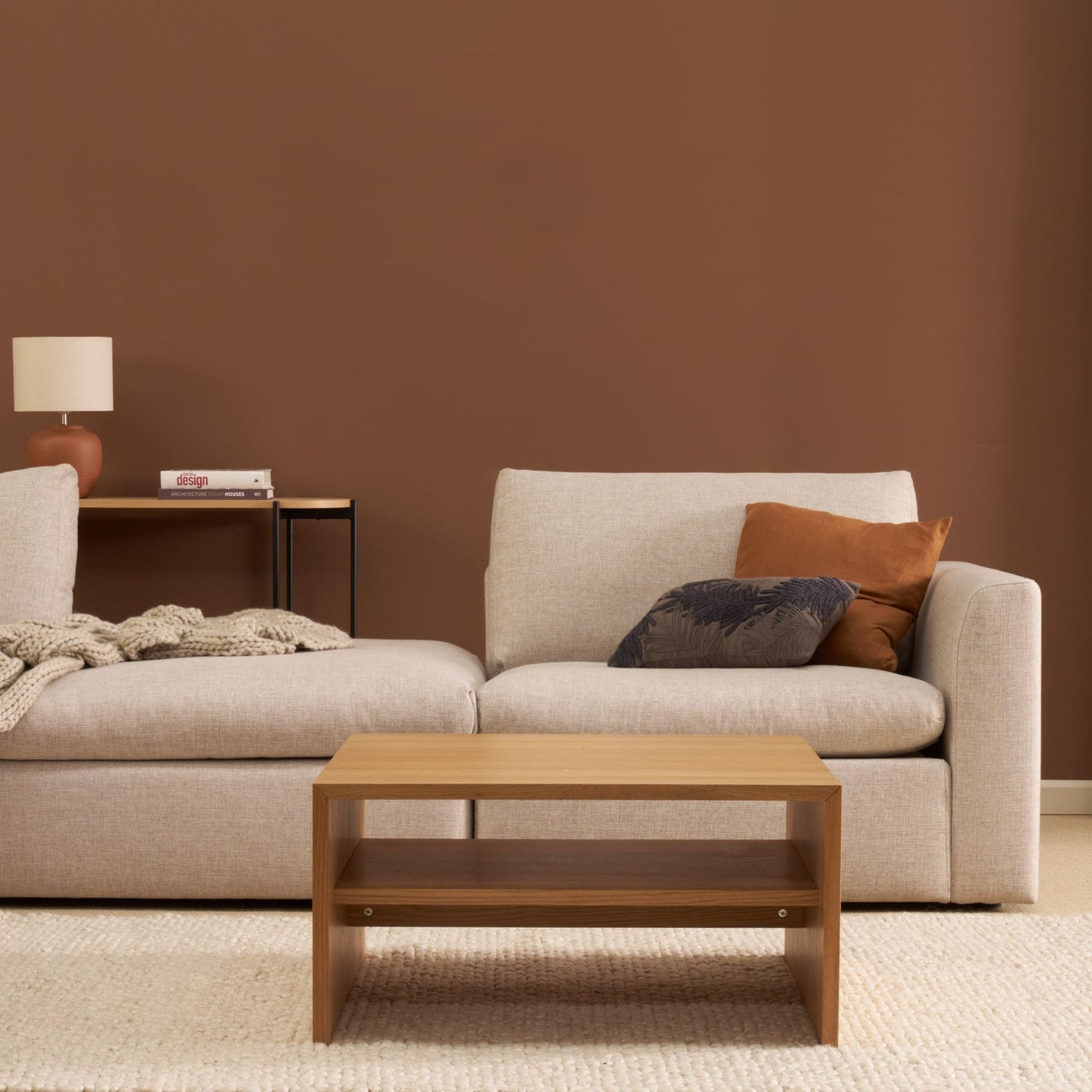 Table basse Cecil - Chêne - Carrée