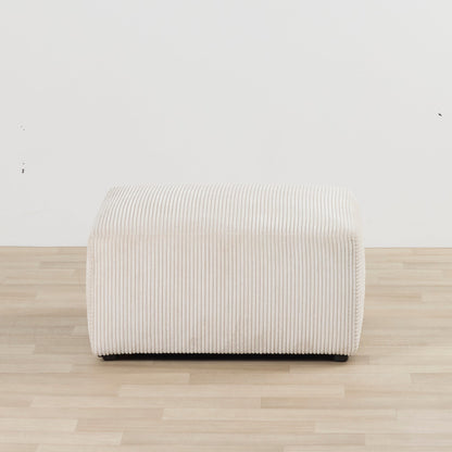 Pouf Finnian - Blanc cassé