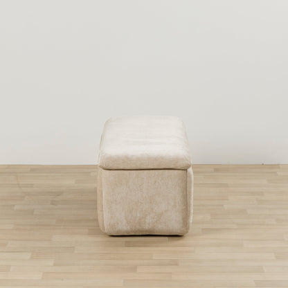 Pouf de rangement Trento - Naturel