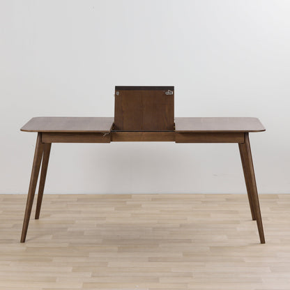 Table de salle à manger en osier - Frêne fumé