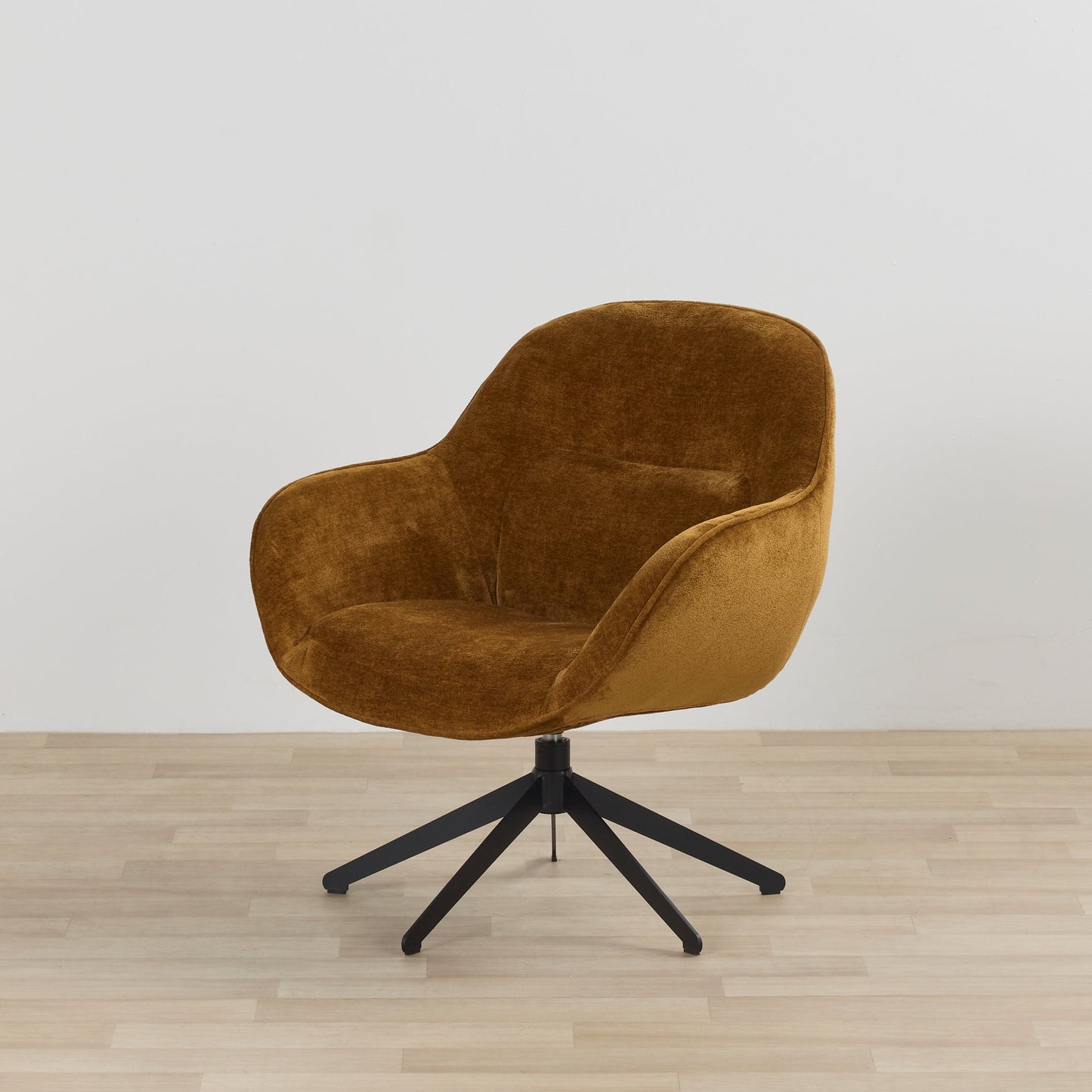 Fauteuil pivotant Brynn - Vieil or
