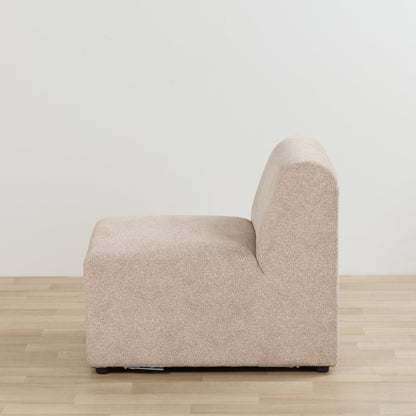 Siège modulaire Bernie sans accoudoirs - Naturel