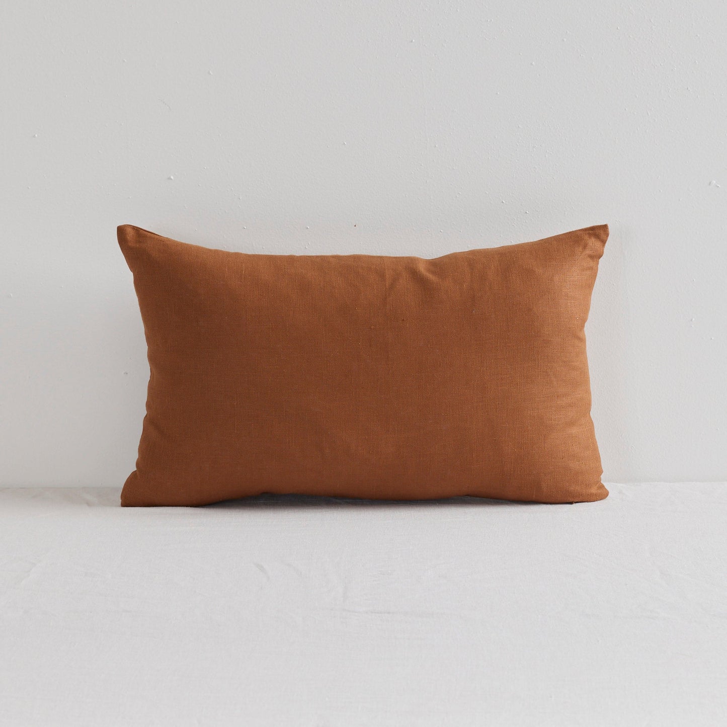 Coussin en lin Jasper - Argile - 30 x 50 cm