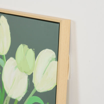 Art de tulipes printanières - Vert