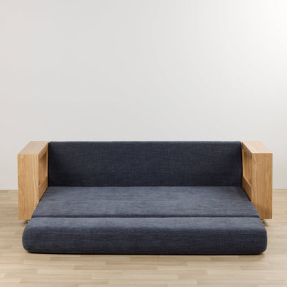 Canapé-lit 3 places Armadale - Bleu indigo