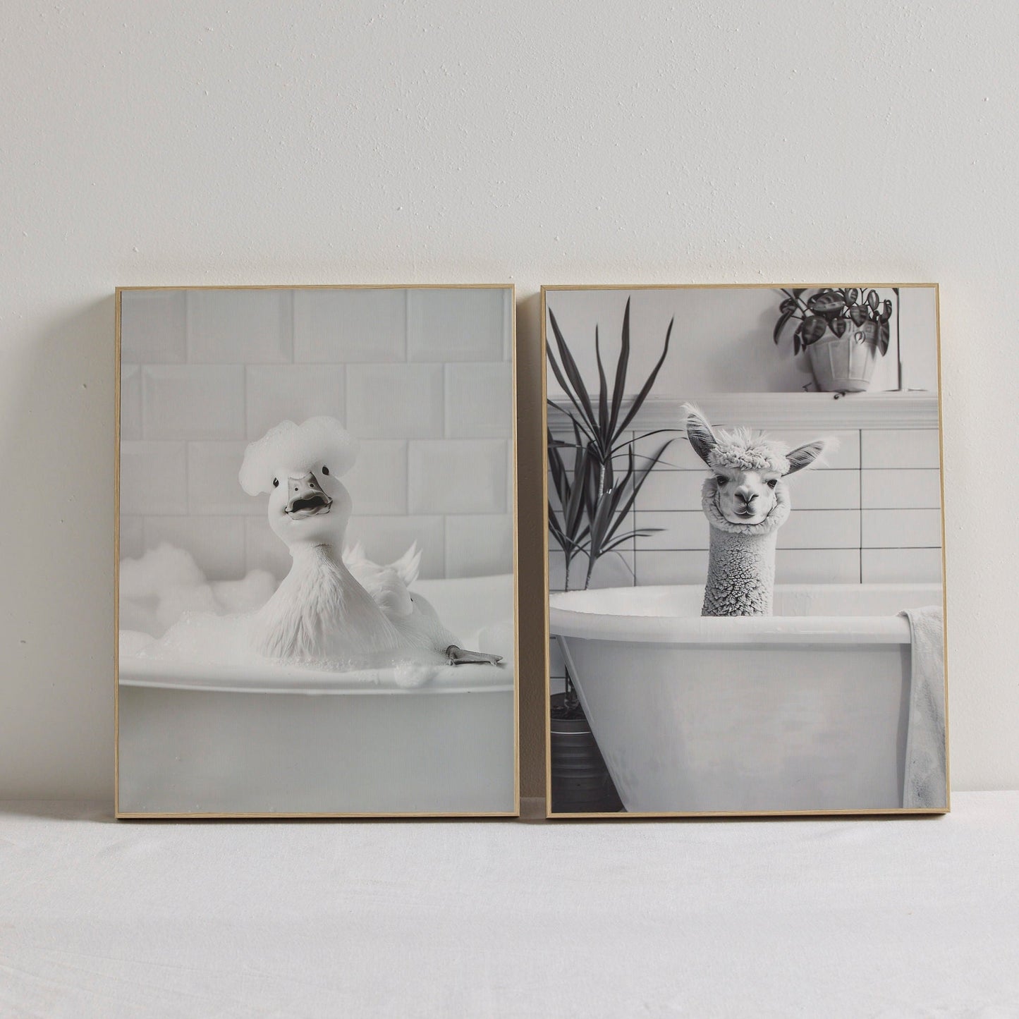 Impression de bain de canard