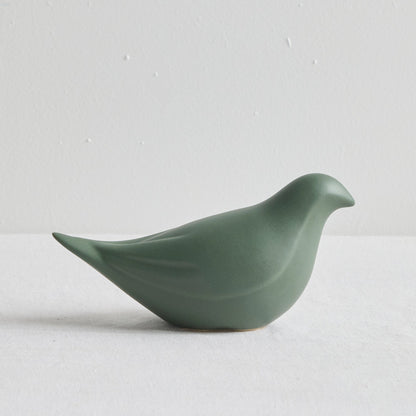 Oiseau perché - Petit - Vert foncé