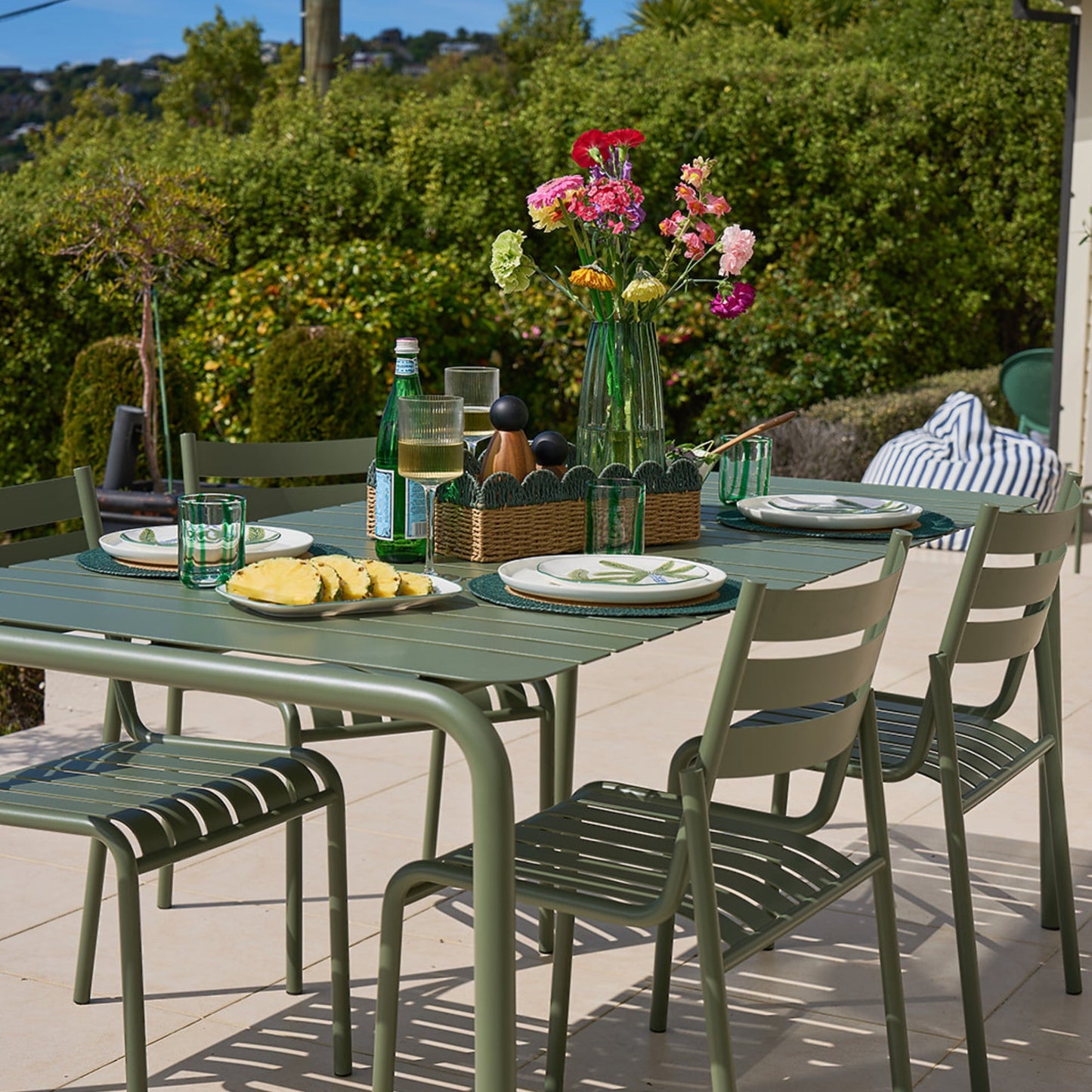 Table à manger Santora - Verte