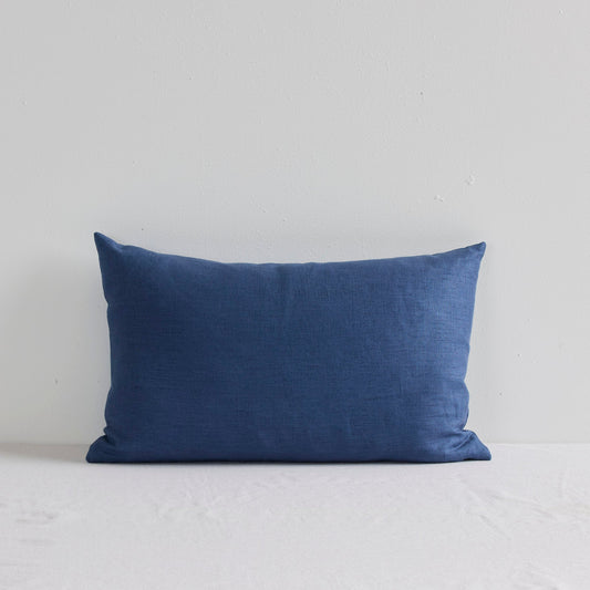 Coussin en lin Jasper - Océan - 30 x 50