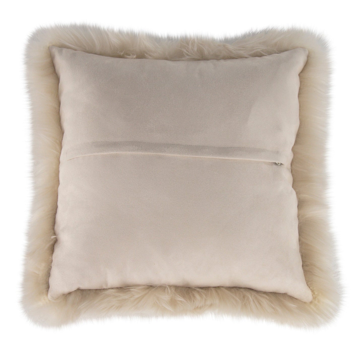 Coussin en peau de mouton - Sable - 45 x 45 cm