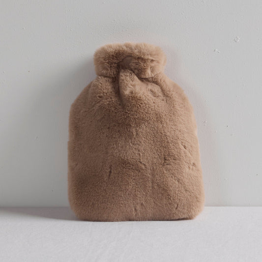 Housse douillette pour bouillotte - Latte