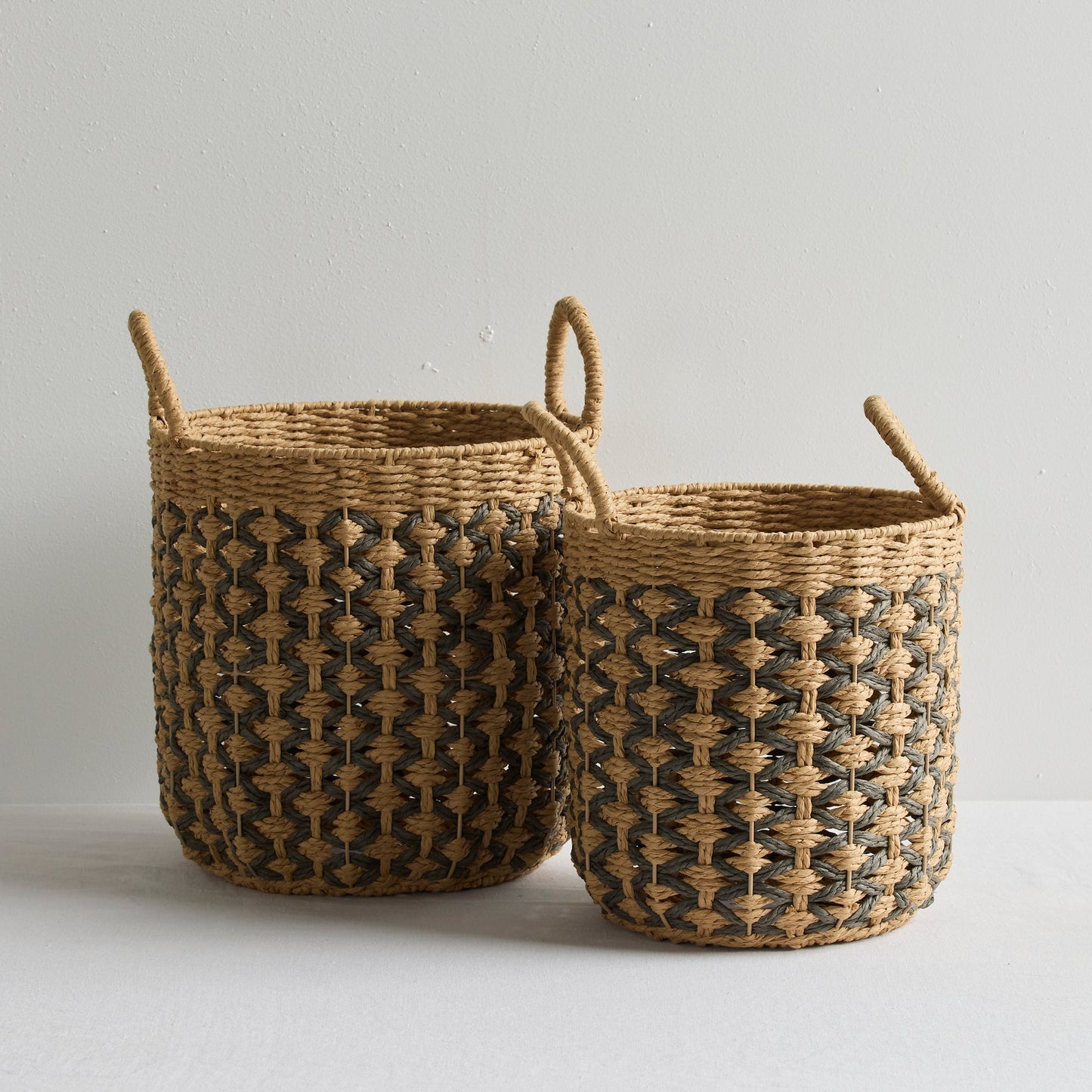 Panier Tino - Moyen - Naturel/Marron