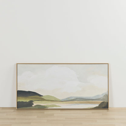 Œuvre d'art Nuage sur les collines