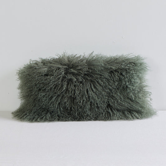 Coussin Lambie - Olive - 25x50cm