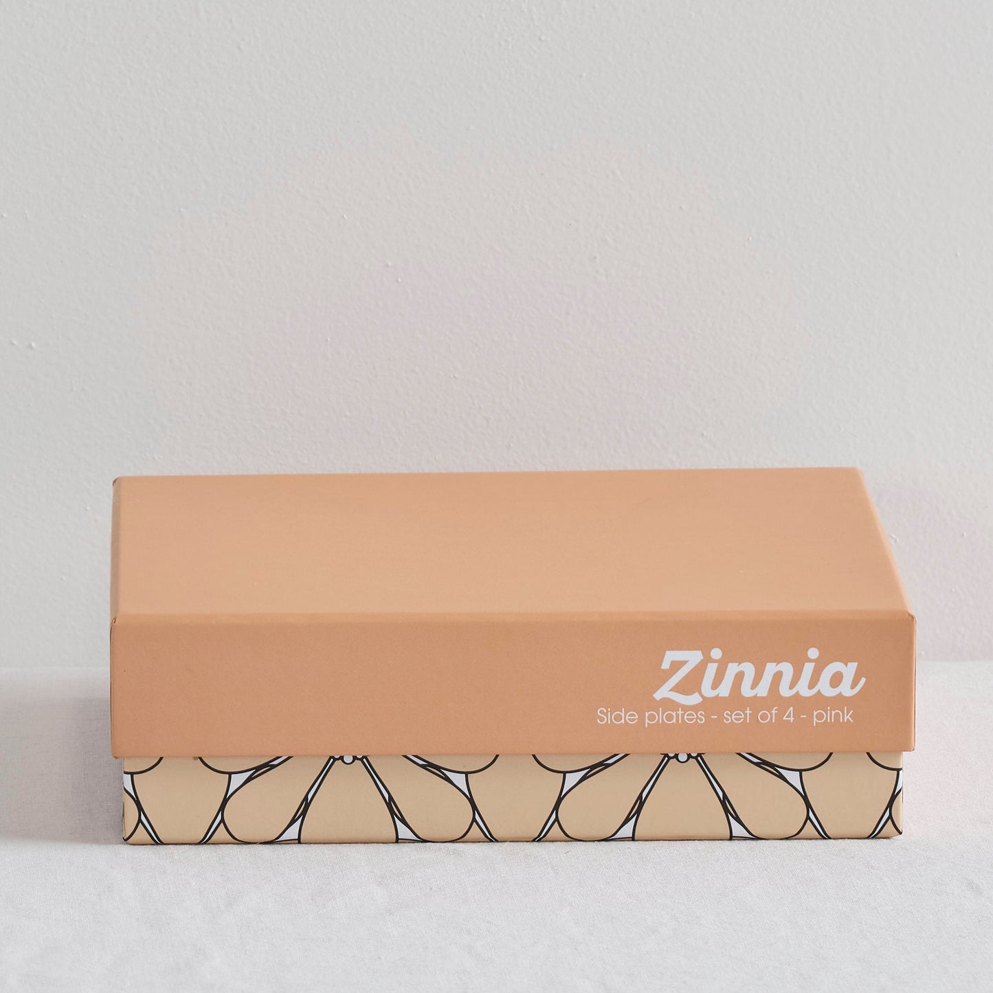 Assiettes à dessert Zinnia - Rose - 4 pièces