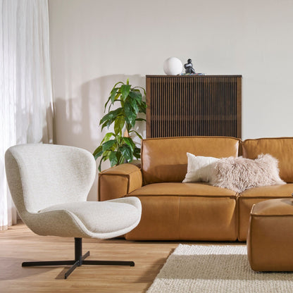 Fauteuil pivotant Gilbert - Naturel