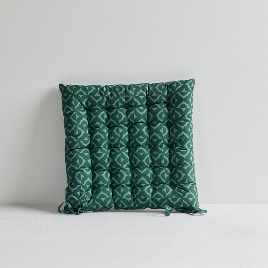 Coussin de chaise d'extérieur Tyler - 40 x 40 cm - Motif vert