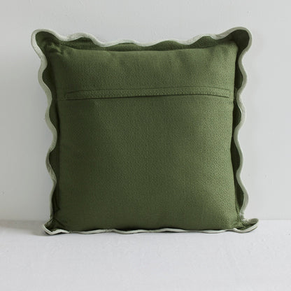 Coussin perle - Vert moyen/Menthe - 50x50cm