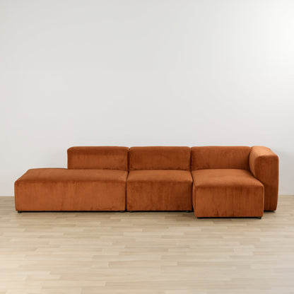 Finnian 1 place sans accoudoirs - Orange brûlé